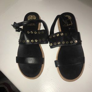 Vince Camuto Black Sz 8 Sandals